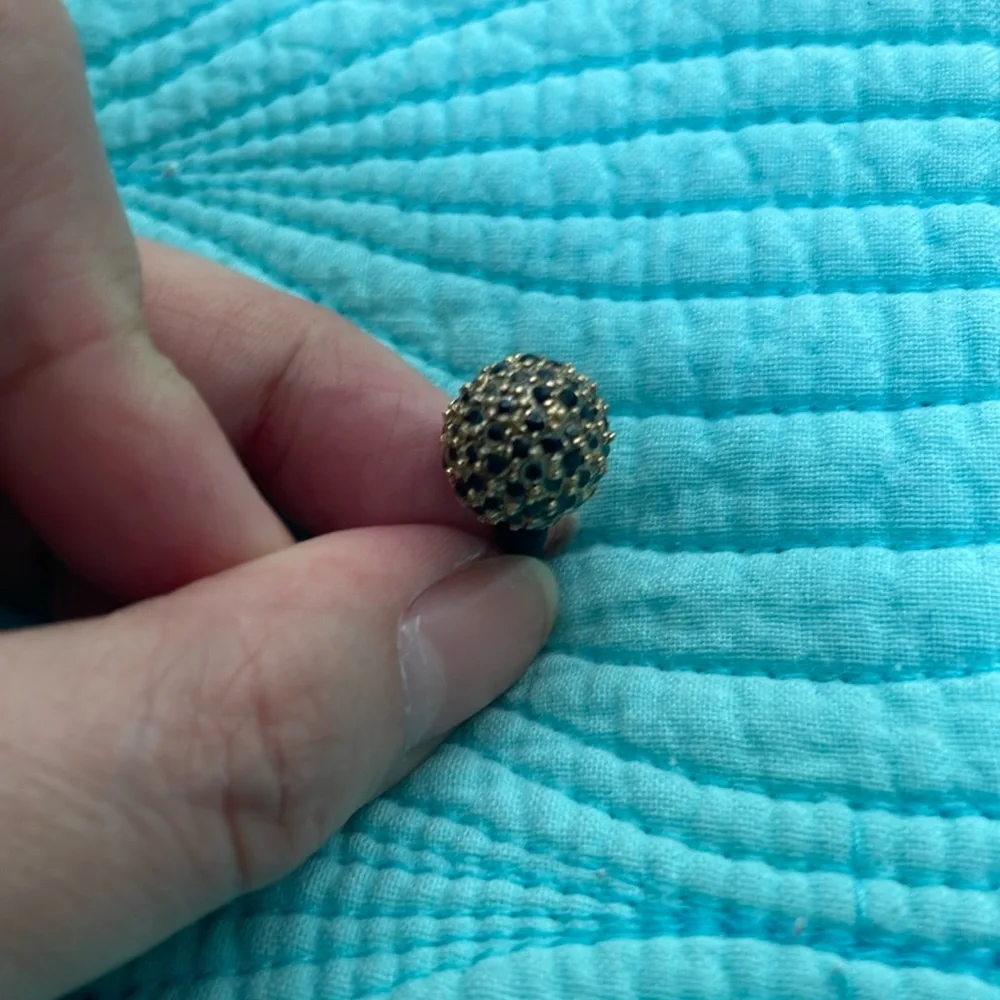 Pave stone phone charm
